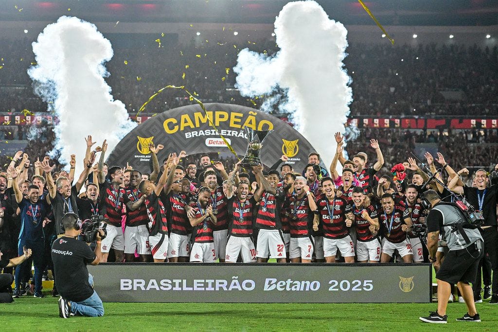CBF divulga Ranking 2026 com Flamengo na liderança e Corinthians em 2º