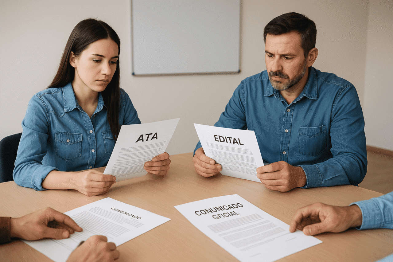 Modelos úteis para sindicatos: atas, editais e comunicados oficiais